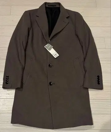 GU 브라운 울 피코트 XS