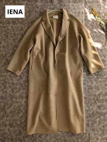 IENA 일본제 더블 페이스 울 코트 카멜 계열