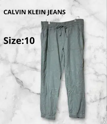 CALVIN KLEIN JEANS 그레이 캐주얼 팬츠 사이즈 10