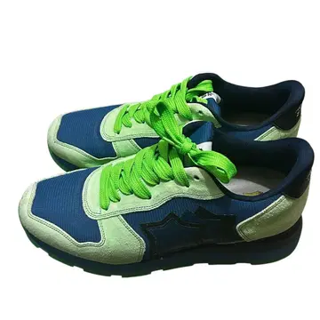 아틀란틱 스타스 스니커즈 EU41 26cm 26.5cm 옐로우 그린 파랑