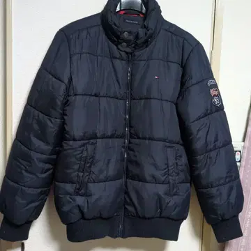 Tommy Hilfiger 네이비 충전솜 자켓