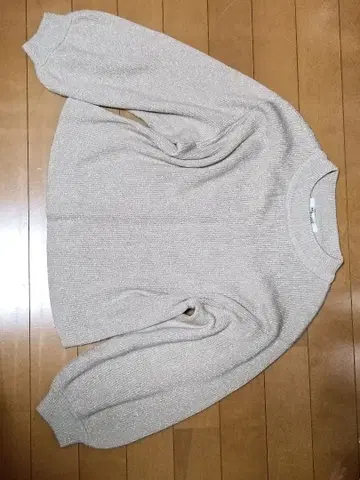 리브 베이지 니트 M