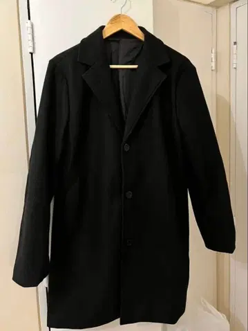 체스터 코트 블랙 L