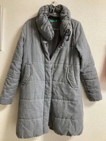 earth 롱 다운 코트