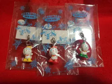 어디든지 도라에몽 지퍼 마스코트 SNOW WORLD 3종