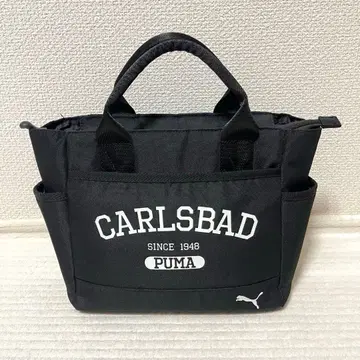 푸마 라운드 토트백 블랙