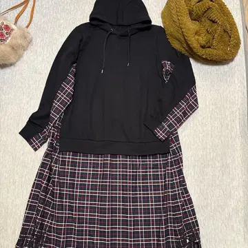 새상품급 슈퍼 하카 수수료 자수 레이스 귀여운 절개 원피스 넉넉한 19호