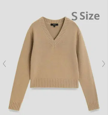 새상품급 Theory 띠어리 24AW 캐시미어 V넥 풀오버 니트