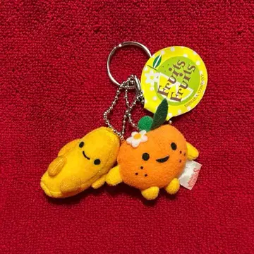 SHINADA 시나다 후르츠 귤 바나나 마스코트 봉제 인형 레트로