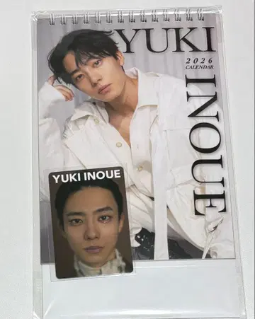 이노우에 유키 달력 오사카 한정판 카드 포함