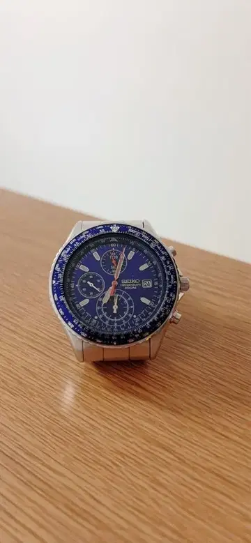 [배터리 있음] SEIKO 크로노그래프 손목시계 스테인리스