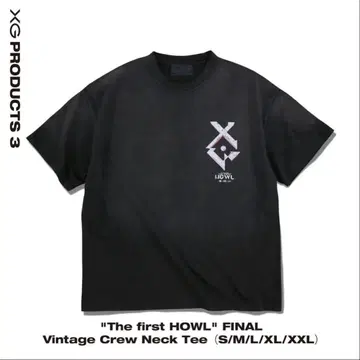 XG The first HOWL FINAL 빈티지 셔츠 XL