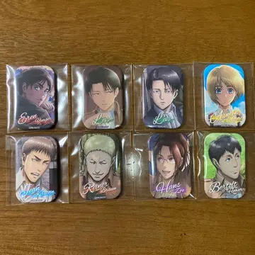 진격의 거인 마루카쿠 캔뱃지 8개 세트