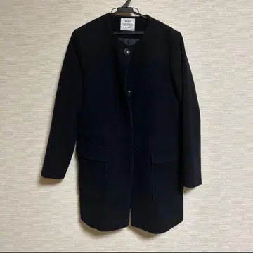 Coen 노카라 코트 블랙