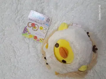 [미사용 새상품] 리락쿠마 키이로이토리 고슴도치 매달리는 봉제 인형