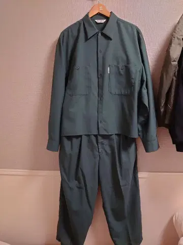 COOTIE PRODUCTIONS 다크 그린 셋업 L 사이즈