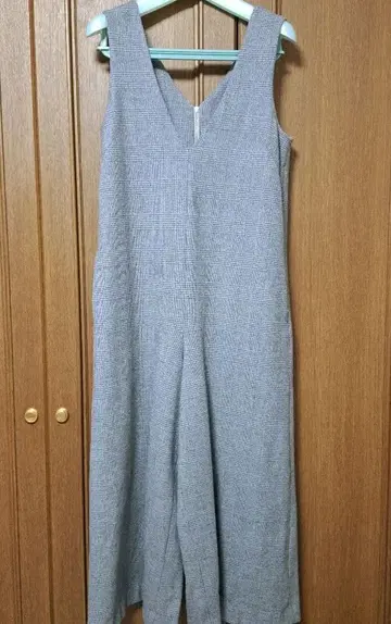 SLOBE IENA 워셔블 올인원 그레이 체크 무늬