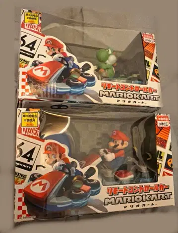 [ 새상품 ] 마리오 카트 리모트 컨트롤 카 마리오 요시 2대 세트
