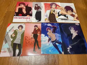 Free! 마츠오카 린 클리어 파일 묶음 판매 8점
