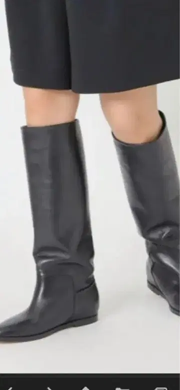 REMME / 레메 블랙 가죽 롱 부츠 39 새상품 NEW