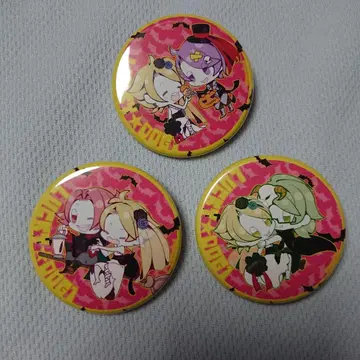 럭키독 할로윈 캔뱃지 세트