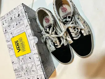 VANS PEANUTS 스니커즈 화이트/블랙