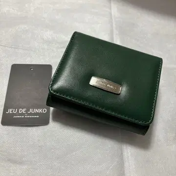 JEU DE JUNKO 그린 접이식 지갑