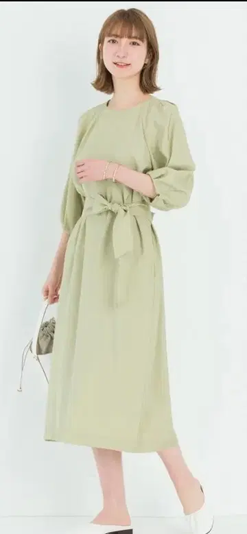 23구 원피스 모스그린 계열 S