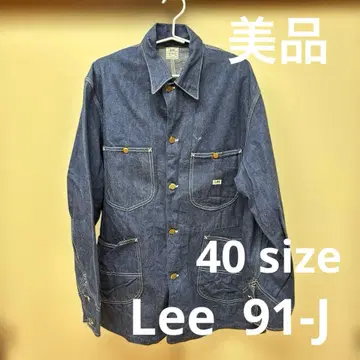 새상품급 40 91-J 하우스택 40s 복각 데님 커버올