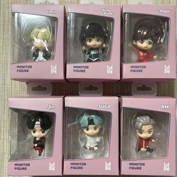 BTS 모니터 피규어 세트