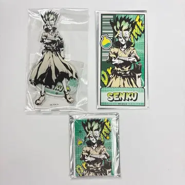 닥터스톤 센쿠 아메리칸 코믹스 아크릴 스탠드 캔뱃지 스티커