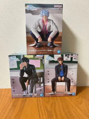 3학년 Z반 긴파치 선생님 데스크 피규어 긴파치 히지카타 오키타 세트