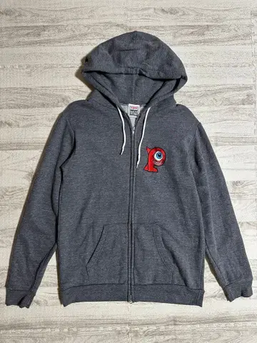 펑크 드렁커스 파마 콜라보 그레이 집업 후드티 펑크