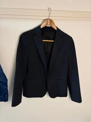 네이비 테일러드 자켓 팬츠 세트