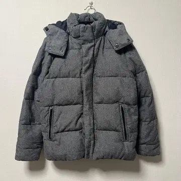 Gap 다운 자켓 XS 그레이 후드 탈부착 가능