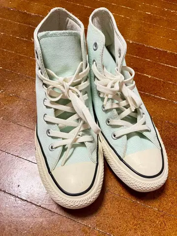 CONVERSE 하이컷 스니커즈 민트 그린