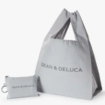 [미사용 새상품] 완판 DEAN&DELUCA 파우치 포함 에코백 그레이