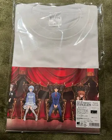 ALL OF EVANGELION 30주년 기념전 T셔츠 L사이즈