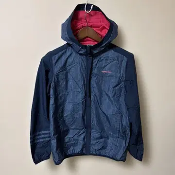 adidas 윈드브레이커 상하의 셋업 네이비/핑크