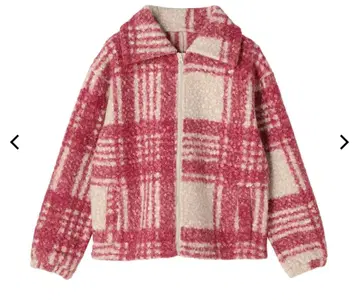 워크맨 푸들 보아 지퍼 블루종 여성용 M 레드