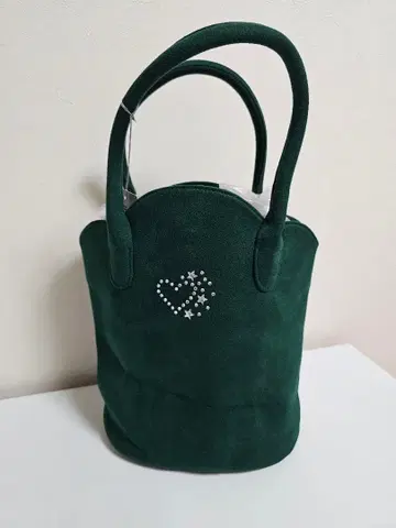 [ 새상품 ] Hamano TOKYO 큐빅 가죽 백 짙은 녹색