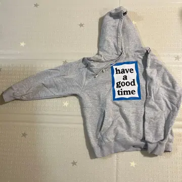 have a good time 그레이 후드티 L 사이즈