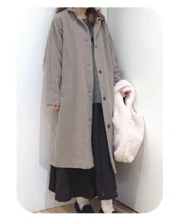 sm2 울 혼방 와이드 코트