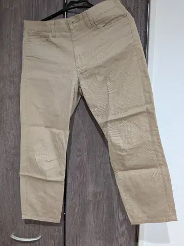 라드 뮤지션 크롭 치노 팬츠 베이지