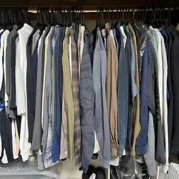 남성용 긴팔 셔츠, 팬츠 등 일괄