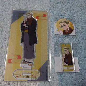 주술회전 마루쿠지 일본 의류 스타일 나나미 켄토 아크릴 스탠드, 캔뱃지