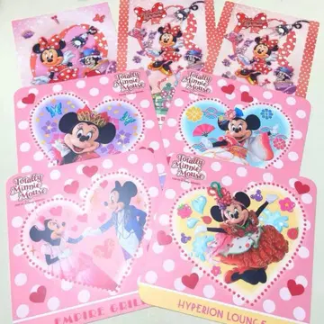 디즈니 토탈리 미니 마우스 코스터 미니 마우스 엽서