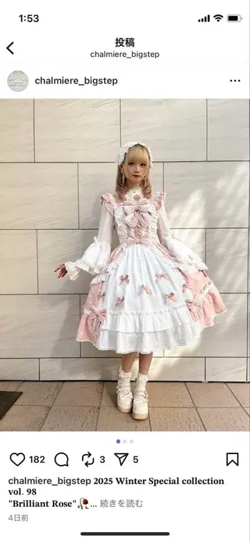 axes femme kawaii 레이스업 패턴 오버니 (브라운)