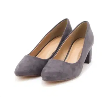 새상품 CIAOPANIC(차오패닉) 스웨이드 힐 펌프스 그레이 38