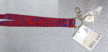 레오파드 무늬 스트랩 빨간색과 파랑